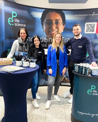 Hey aus Frankfurt! 🎉 Unser ep life science Team – Julia, Yvonne, Leonie und Max – freut sich schon riesig darauf, dich...